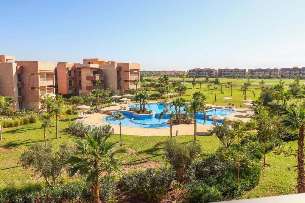 Cosy Appartemt Vue Sur Golf Et Montagne Marrakesh Exteriör bild