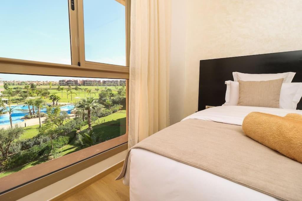 Cosy Appartemt Vue Sur Golf Et Montagne Marrakesh Exteriör bild